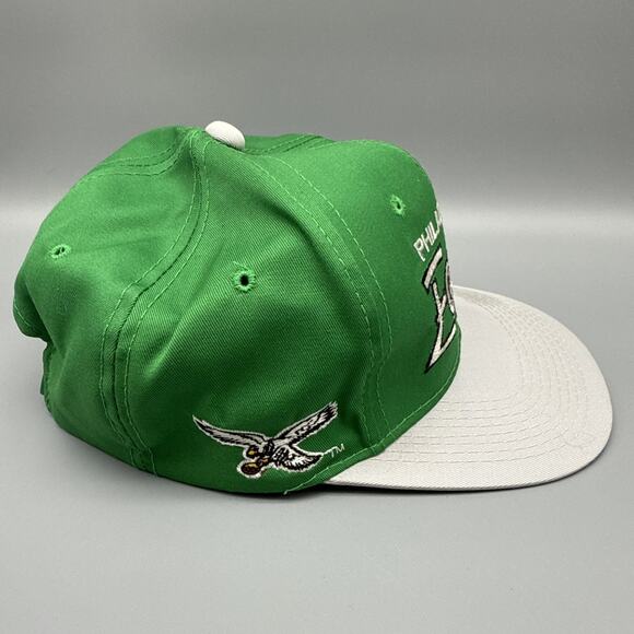 Vintage 90s Philadelphia Eagles Snapback Hat Sports Specialties Script - Picture 3 of 8